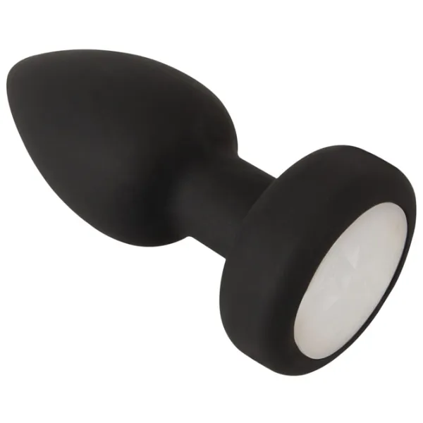 Jucărie anală ANOS RC Flashing Butt Plug with Vibration RGB Black photo 3