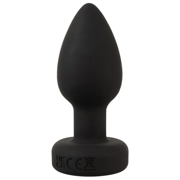 Jucărie anală ANOS RC Flashing Butt Plug with Vibration RGB Black photo 5