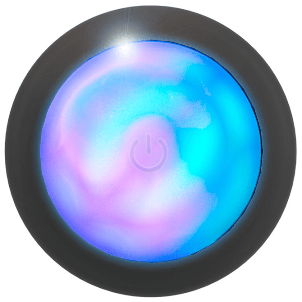 Jucărie anală ANOS RC Flashing Butt Plug with Vibration RGB Black photo 7