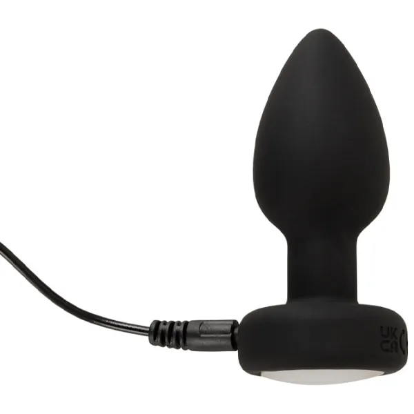 Jucărie anală ANOS RC Flashing Butt Plug with Vibration RGB Black photo 11