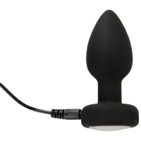 Jucărie anală ANOS RC Flashing Butt Plug with Vibration RGB Black photo 11
