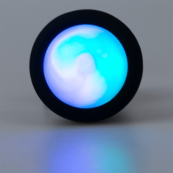 Jucărie anală ANOS RC Flashing Butt Plug with Vibration RGB Black photo 14