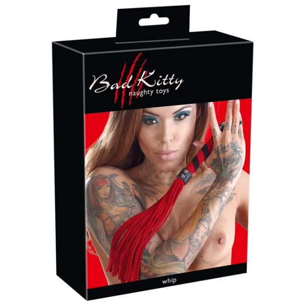Плётка Bad Kitty Flogger Красный photo 4