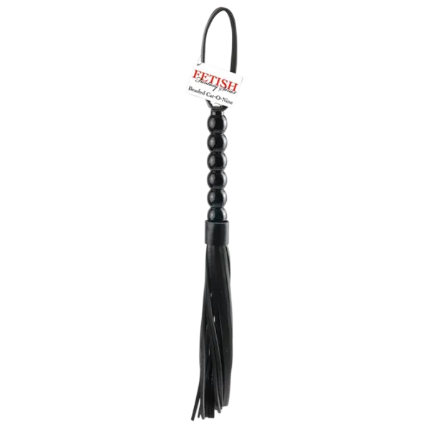 Bici Bad Kitty Series Beaded Cat-o-Nine Tails Black photo 1