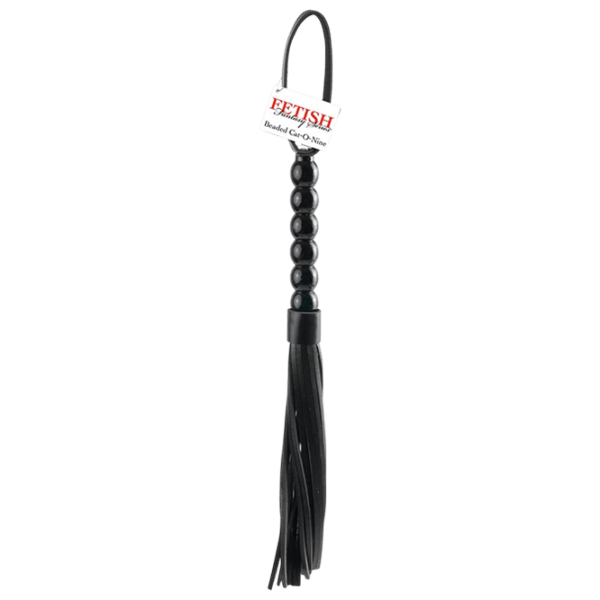 Bici Bad Kitty Series Beaded Cat-o-Nine Tails Black photo 1