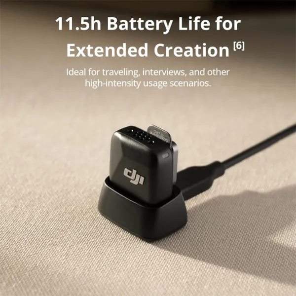 Microfon DJI Mic Mini (2TX + 1 Mobile RX) Black photo 5