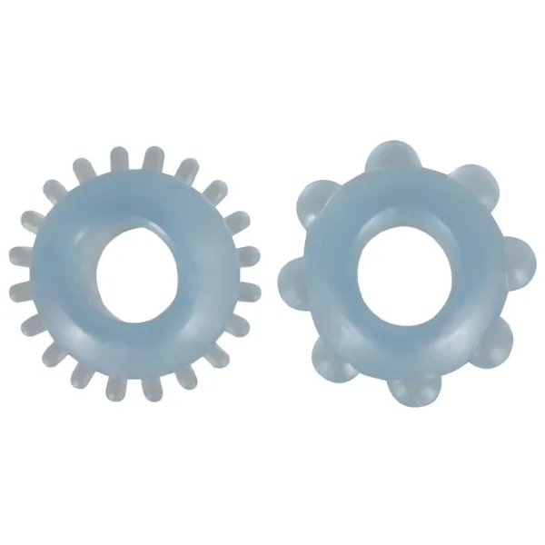Inele pentru penis You2Toys 2in1 Cock Ring Set / Light Blue photo 3