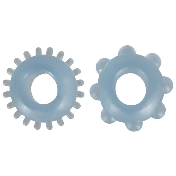 Inele pentru penis You2Toys 2in1 Cock Ring Set / Light Blue photo 3