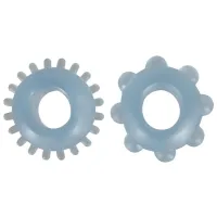 Inele pentru penis You2Toys 2in1 Cock Ring Set / Light Blue photo 3