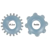 Inele pentru penis You2Toys 2in1 Cock Ring Set / Light Blue photo 4