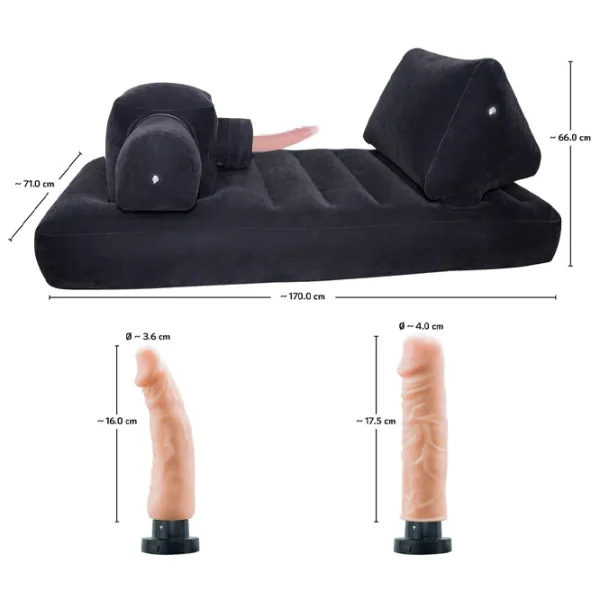 Кресло для секса You2Toys Velvet Luxury Bed Черный photo 10