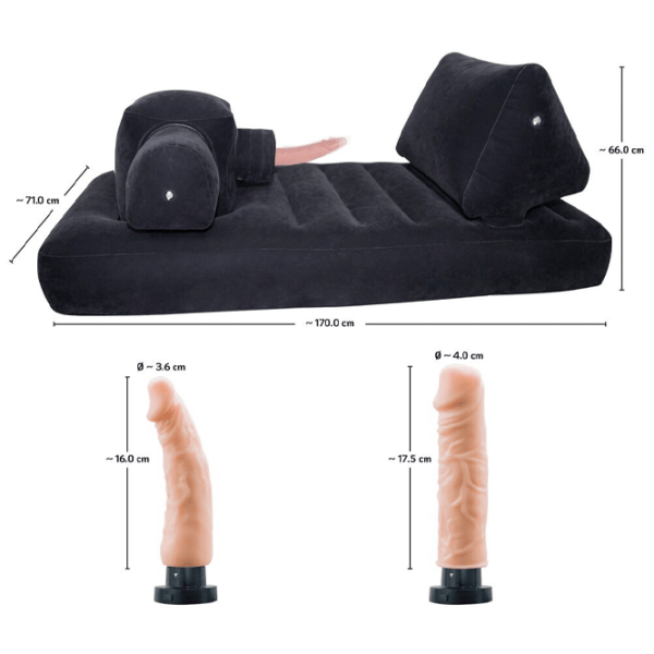 Кресло для секса You2Toys Velvet Luxury Bed Черный photo 10