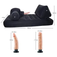 Fotoliu pentru sex You2Toys Velvet Luxury Bed Black photo 10
