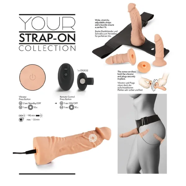 Strapon You2Toys Strap-on Set / Beige photo 14