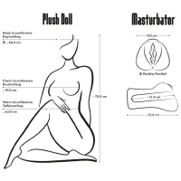 Masturbator You2Toys Your Plush Doll Leona Beige photo 10