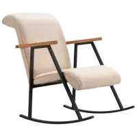 Fotoliu balansoar Trendy Yoka Lemn Cream