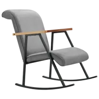 Fotoliu balansoar Trendy Yoka Lemn Gray