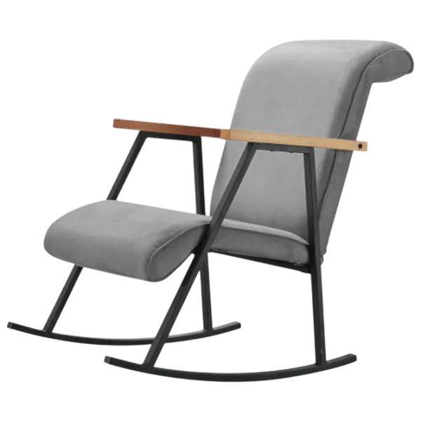 Fotoliu balansoar Trendy Yoka Lemn Gray photo 2