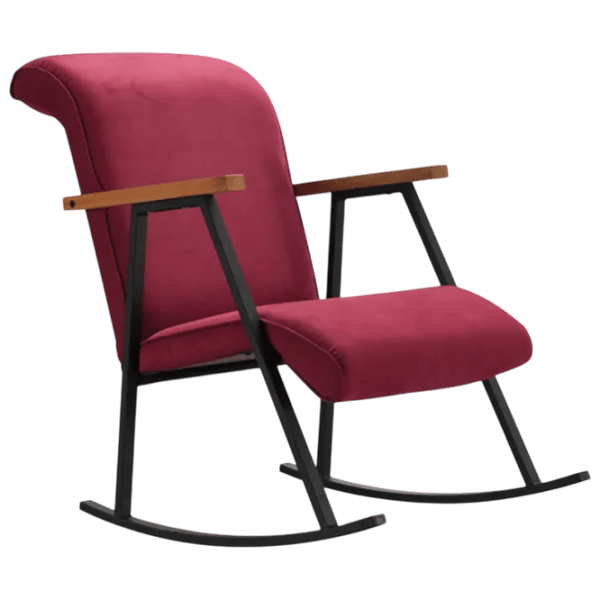 Fotoliu balansoar Trendy Yoka Lemn Maroon photo 1