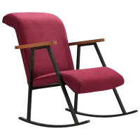Fotoliu balansoar Trendy Yoka Lemn Maroon