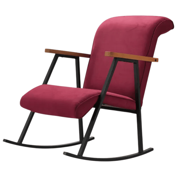 Fotoliu balansoar Trendy Yoka Lemn Maroon photo 2