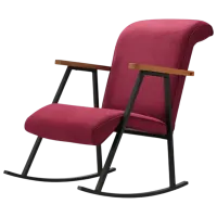 Кресло качалка Trendy Yoka Дерево Maroon photo 2
