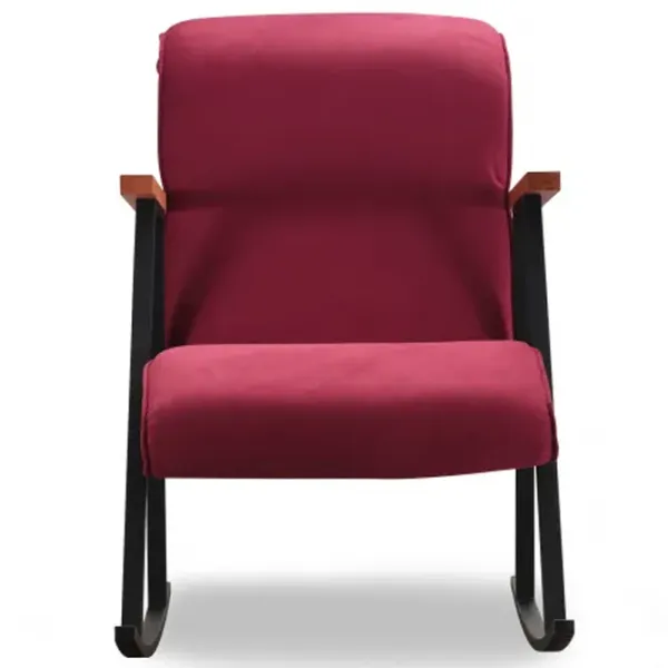 Fotoliu balansoar Trendy Yoka Lemn Maroon photo 3