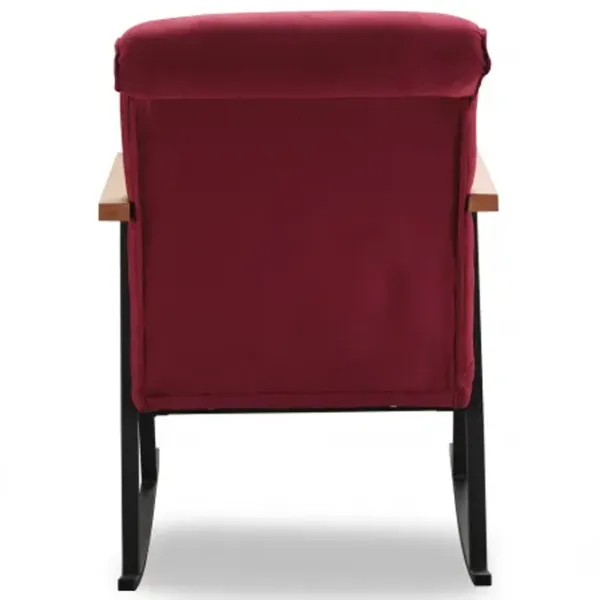 Fotoliu balansoar Trendy Yoka Lemn Maroon photo 4