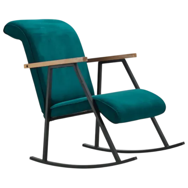 Fotoliu balansoar Trendy Yoka Petrol Blue photo 1