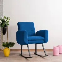 Кресло качалка Trendy Kono Черный Синий photo 6