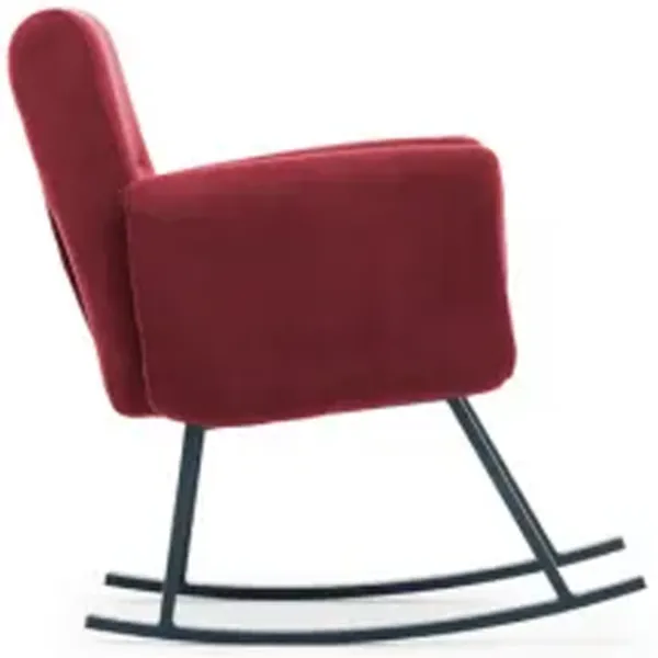 Fotoliu balansoar Trendy Kono Black Maroon photo 2