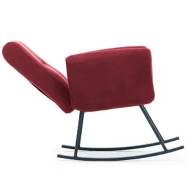 Fotoliu balansoar Trendy Kono Black Maroon photo 3