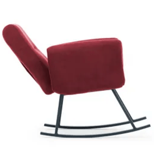 Fotoliu balansoar Trendy Kono Black Maroon photo 4