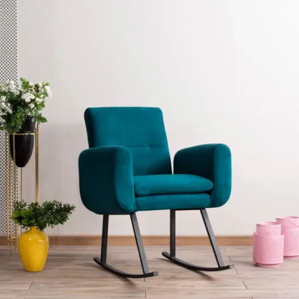 Fotoliu balansoar Trendy Kono Petrol Green photo 6