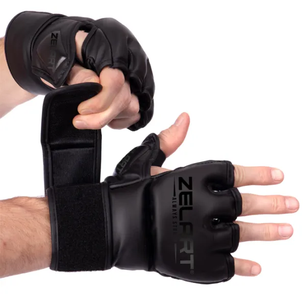 Mănuși de lupte Zelart BO-5699 MMA / Adult / S / Black photo 1