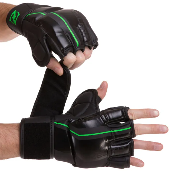 Mănuși de lupte Zelart VL-3089 MMA / Adult / S / Black photo 1
