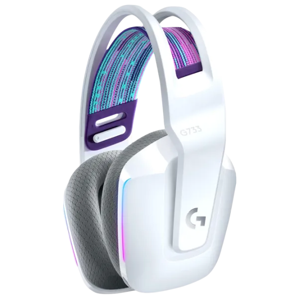 Căști Logitech G733 White Fără fir/ Gaming photo 2