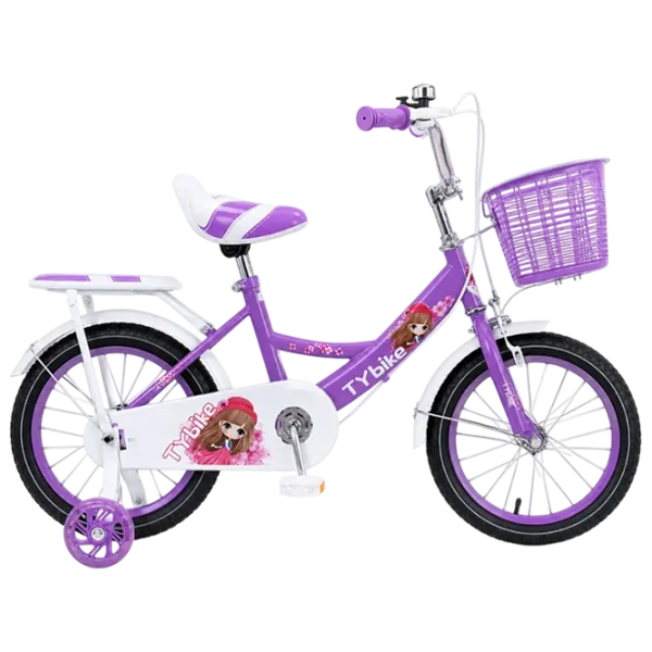 Bicicletă TyBike BK-011 14" 14" Oțel / Violet White photo 1