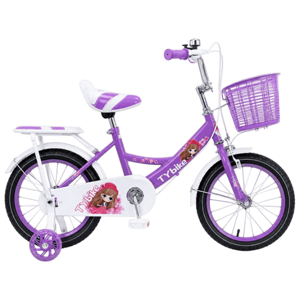 Bicicletă TyBike BK-011 14" 14" Oțel / Violet White photo 1