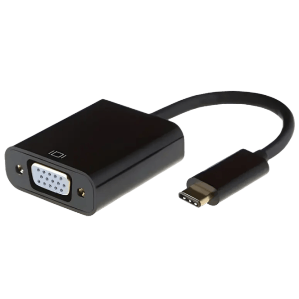 Adaptor APC USB TYPE C to VGA Female USB Type-C / Black photo 1