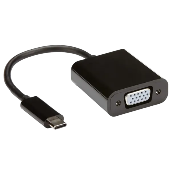 Adaptor APC USB TYPE C to VGA Female USB Type-C / Black photo 2
