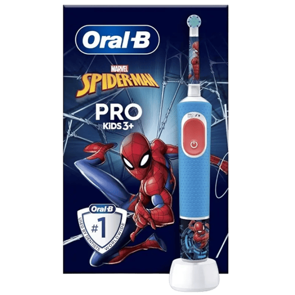 Зубная электрощетка Braun Kids Vitality D103 Spiderman PRO 2D / Синий photo 1