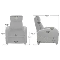 Игровое кресло Cougar Ranger Elite Черный Jet Gray photo 9