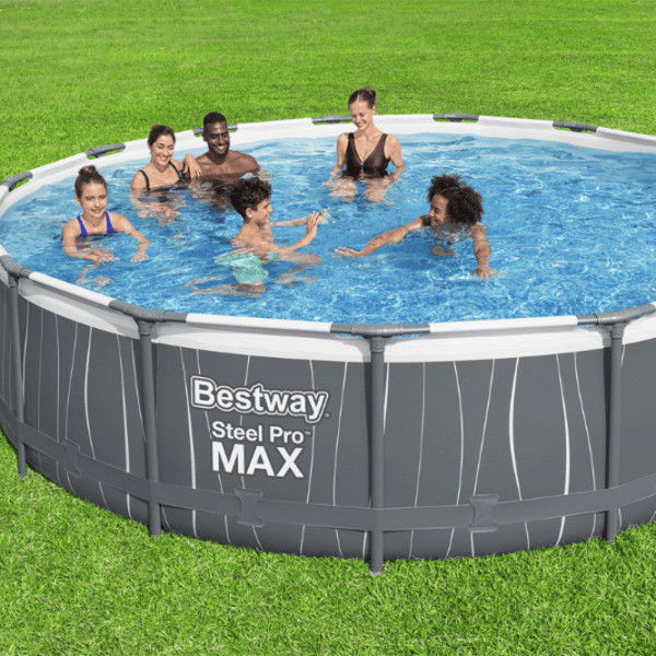 Piscină Bestway STEEL PRO MAX 14970 l/ Cu cadru/ Gray photo 5