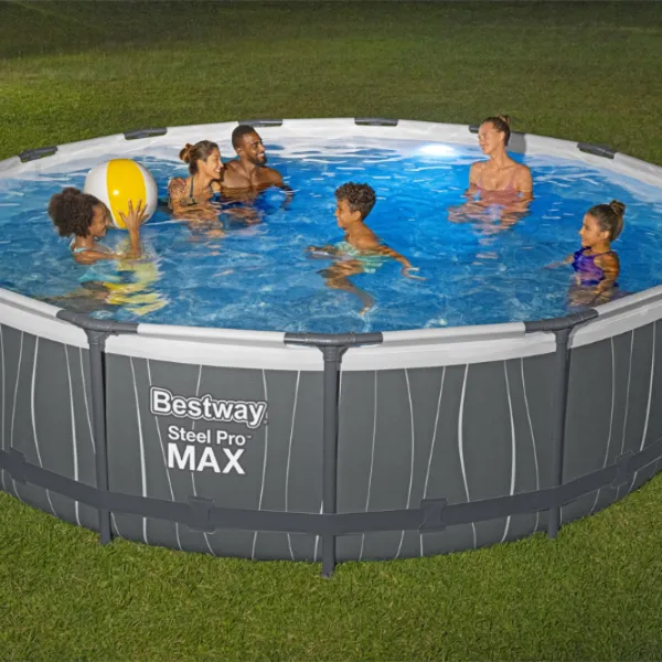 Piscină Bestway STEEL PRO MAX 14970 l/ Cu cadru/ Gray photo 7