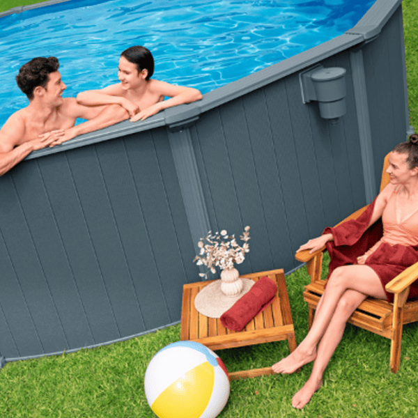 Бассейн Bestway Hydrium 21490 л/ Каркасный/ Серый photo 7