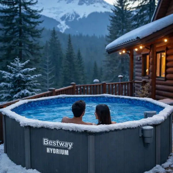 Бассейн Bestway Hydrium 21490 л/ Каркасный/ Серый photo 9