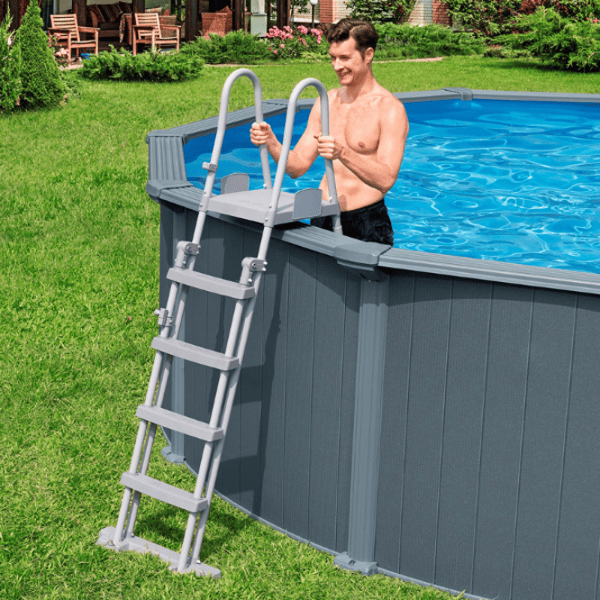 Бассейн Bestway Hydrium 21490 л/ Каркасный/ Серый photo 10