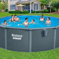 Бассейн Bestway Hydrium 21490 л/ Каркасный/ Серый photo 11