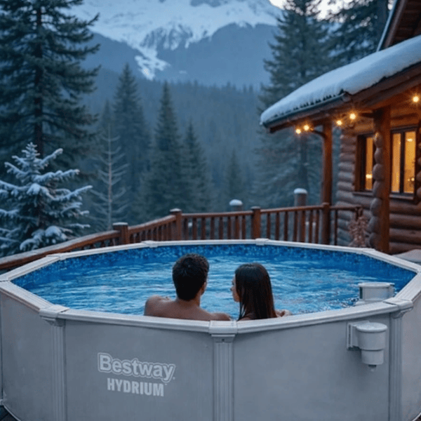 Бассейн Bestway Hydrium 10990 л/ Каркасный/ Серый photo 3